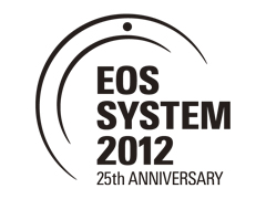 「EOSシステム」25周年記念マーク