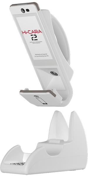 イメージ画像:傾けたり、取り外しても操作可能