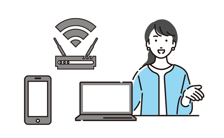 Wi-Fi最適環境運用支援サービスのイメージ