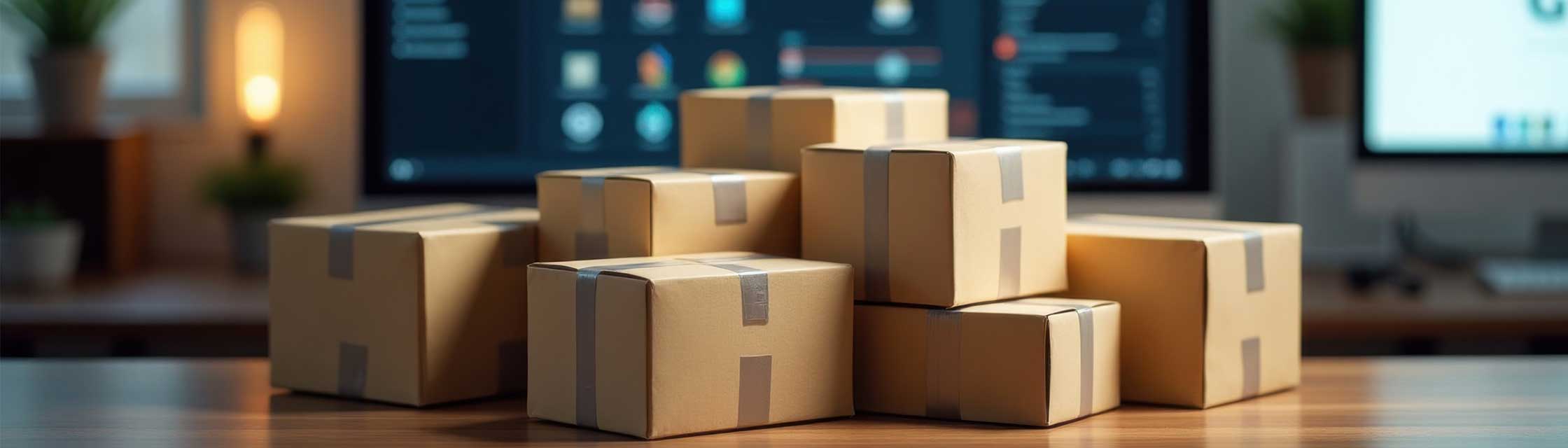 荷物が置いてある画像です