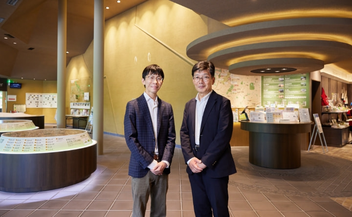 百舌鳥古墳群ビジターセンター 展示エリアにて