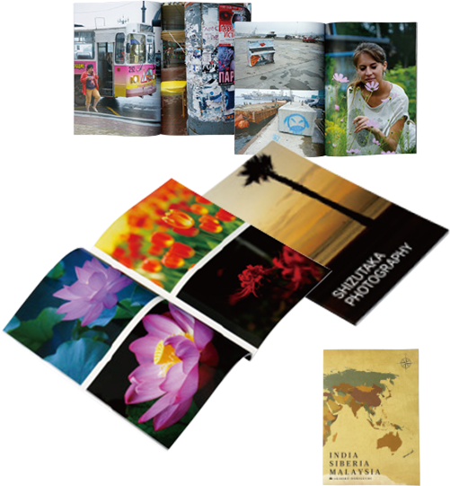 『SHIZUTAKA PHOTOGRAPHY』『INDIA SIBERIA MALAYSIA』