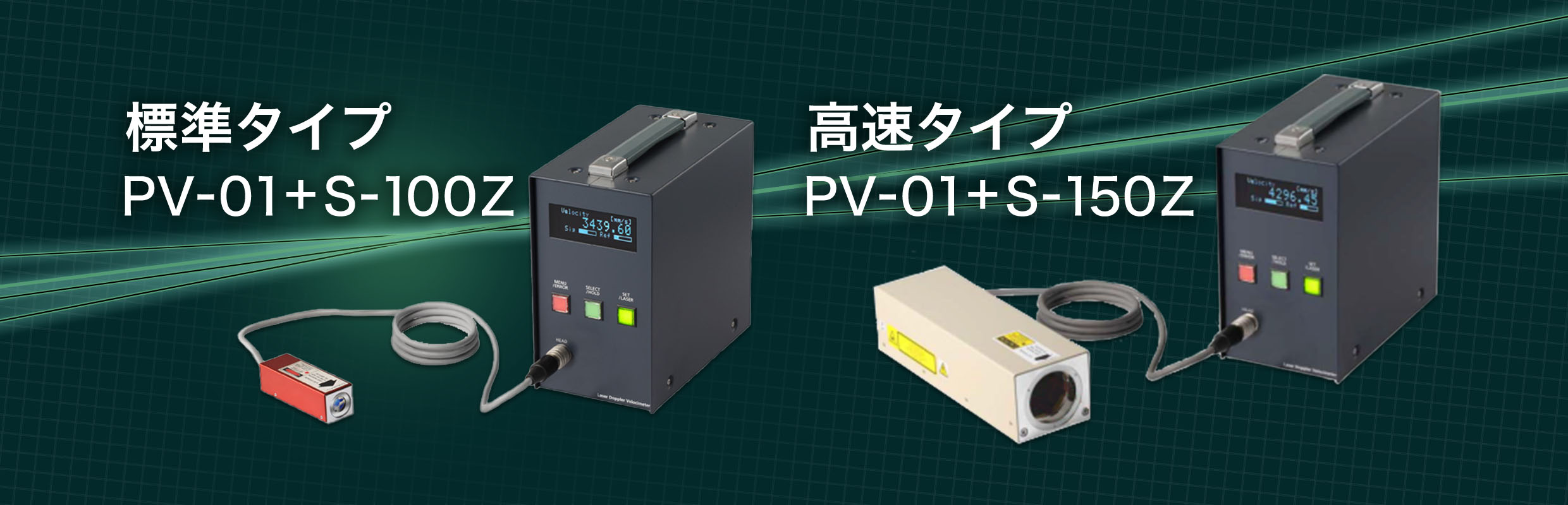 レーザードップラー速度計｜S-100Z／S-150Z＋PV-01概要｜キヤノン