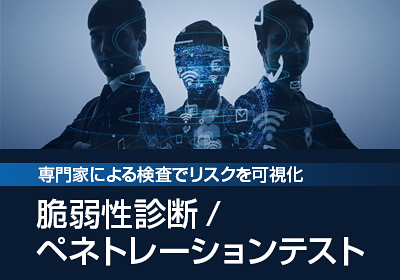 専門家による検査でリスクを可視化 脆弱性診断/ペネトレーションテスト