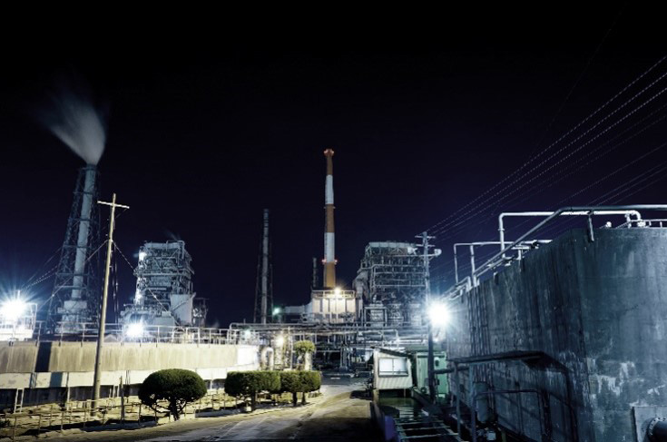 公共インフラ設備や重要施設の事故や災害時の監視イメージです