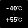 －40～＋55℃