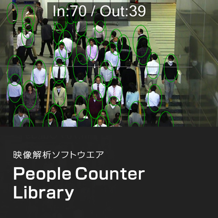映像解析ソフトウエア People Counter Library