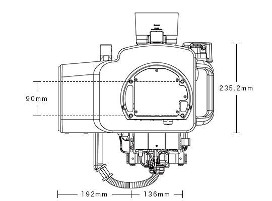 図：CR-S700R 下面