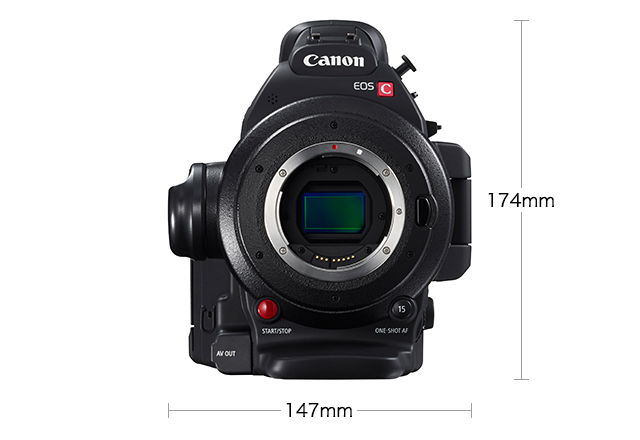 販売終了】外観 EOS C100 Mark II：映画製作機器 CINEMA EOS