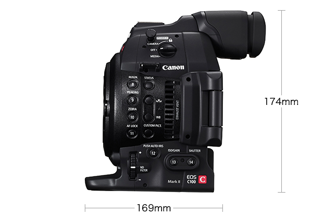 販売終了】外観 EOS C100 Mark II:映画製作機器 CINEMA EOS 販売終了】外観 EOS C100 Mark II:映画製作機器 CINEMA EOS