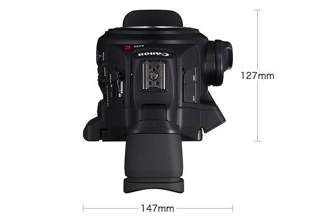 販売終了】外観 EOS C100 Mark II：映画製作機器 CINEMA EOS