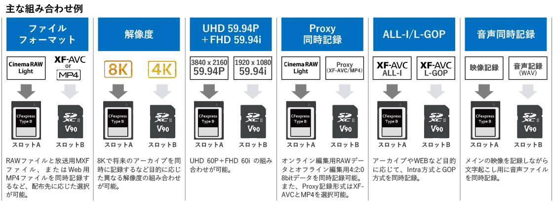 図:異種同時記録