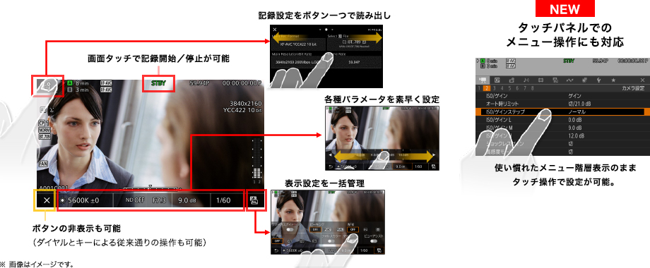 図:撮影モード時
