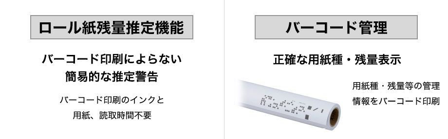 図:用紙残量の管理がより快適に