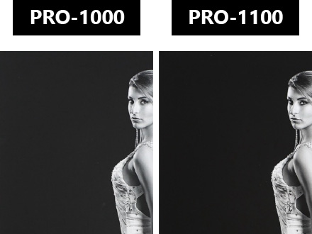 PRO-1000、PRO-1100 比較画像