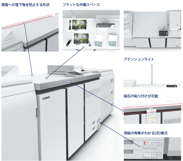 さまざまな環境にフィットしやすいデザイン(イメージ)