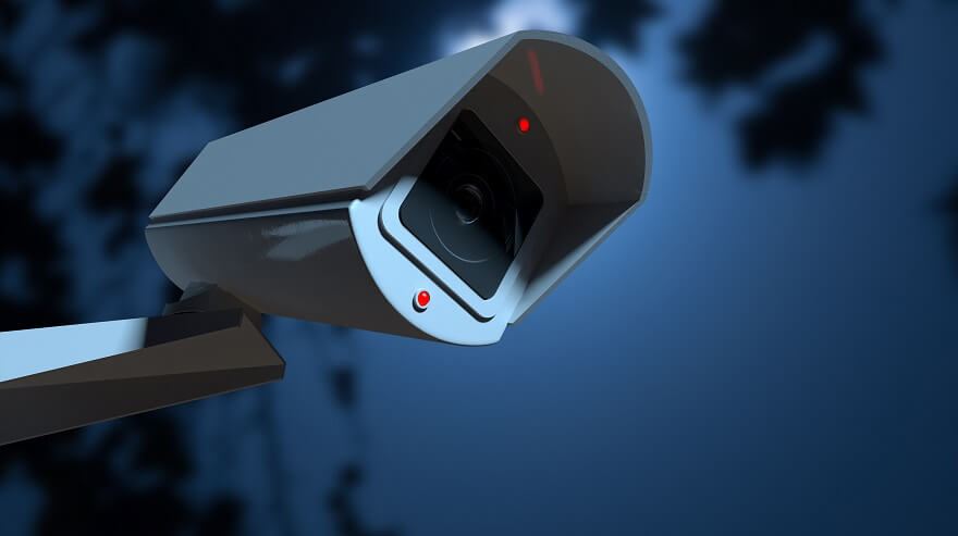 イメージ：屋外に防犯カメラを設置する際の注意点