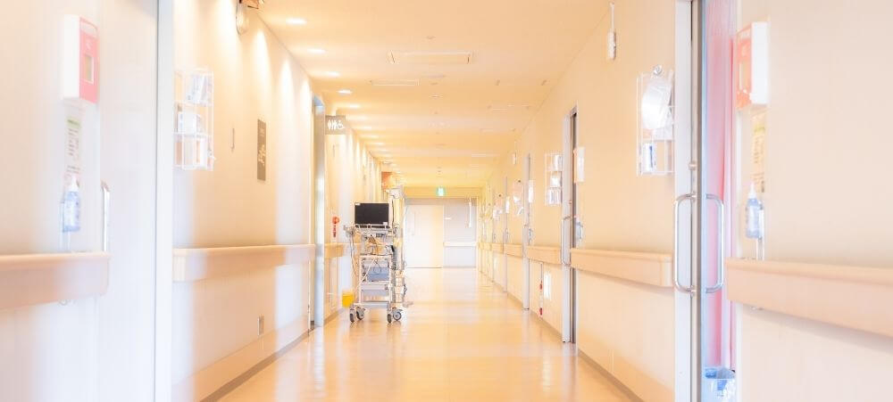 イメージ：VMS Milestone XProtectの病院／介護での活用シーン