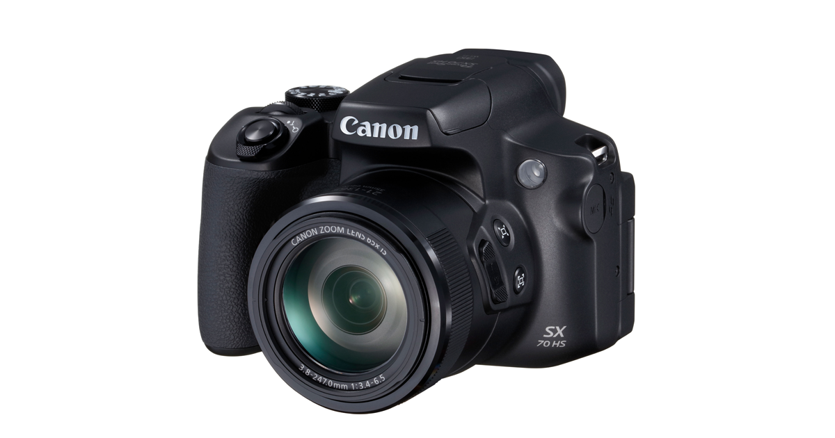 コンパクトカメラの高倍率モデル“PowerShot SX70 HS”を発売 ：ニュース