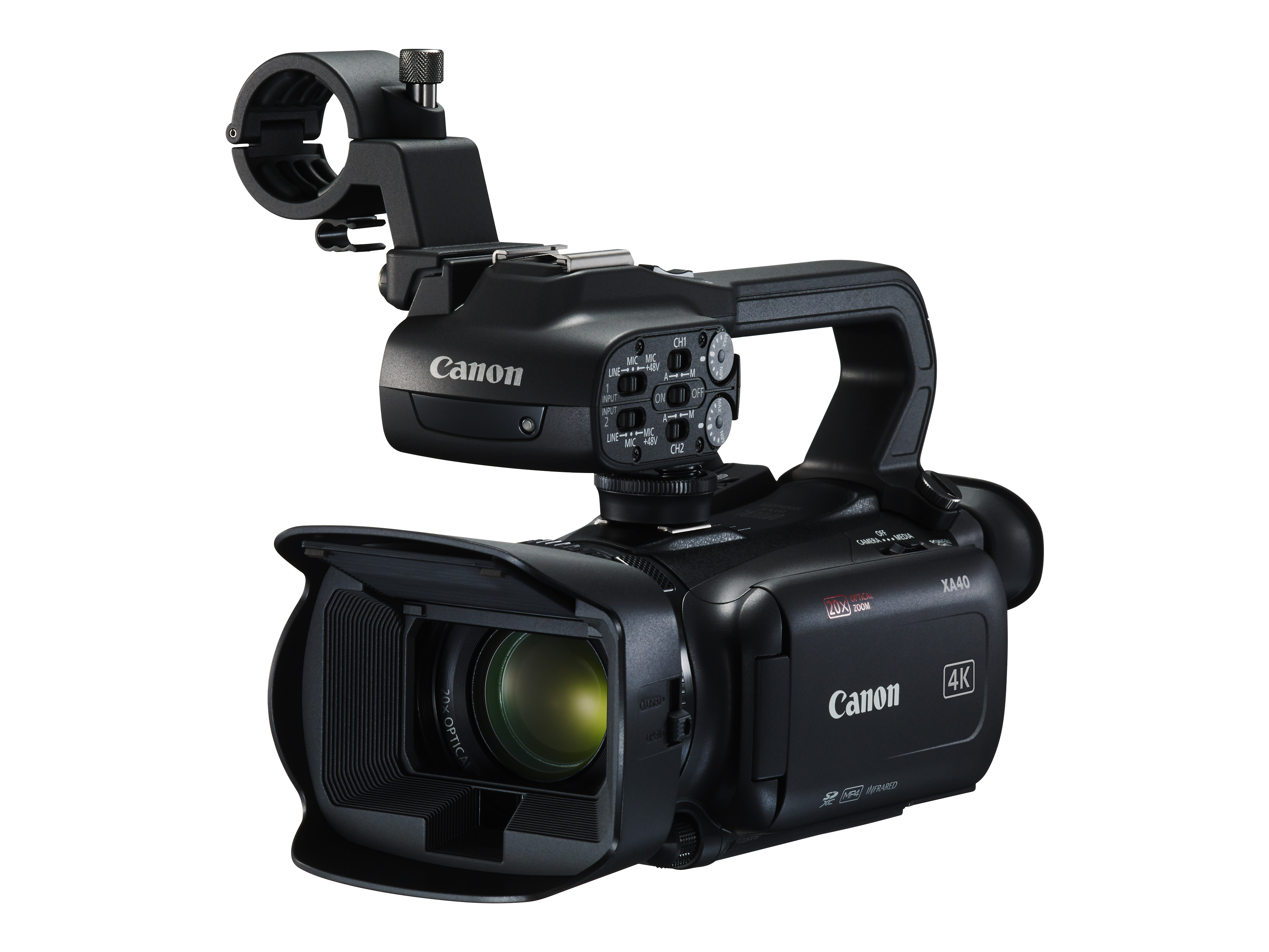 4KビデオカメラCanon XA40動画圧縮方式MP4 - ビデオカメラ