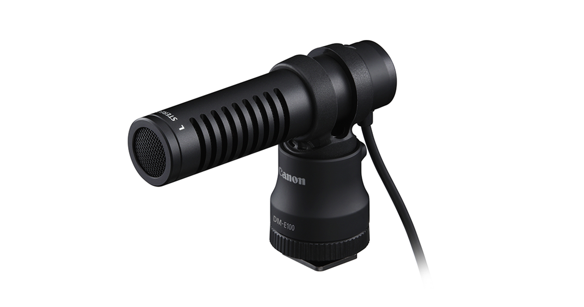 Canon DM-100 指向性ステレオマイクロフォン Amazon.com: Canon DM-100 Directional Stereo Microphone