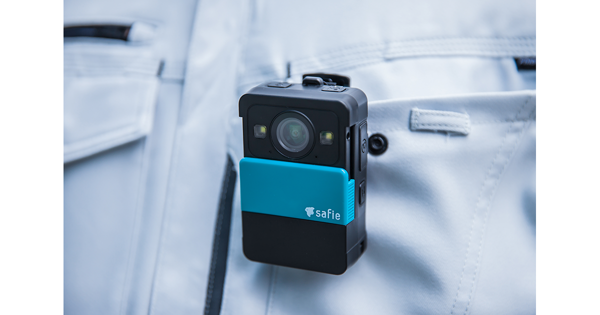 クラウド録画対応トランシーバー型ウェアラブルカメラ