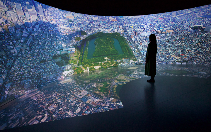 歴史・文化資源を活用した“映像空間ソリューション”を提供開始 世界文化遺産「百舌鳥・古市古墳群」を体感できる映像空間を構築