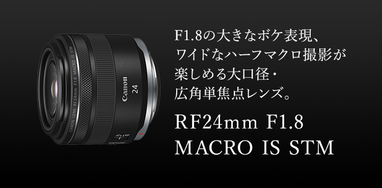 RF24㎜ F1.8 MACRO IS STM