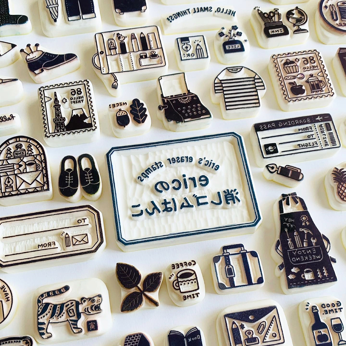 人の温もりと懐かしさを感じる消しゴムはんこにかける手間とこだわり Ericさん 好きをかたちに Itoshino 個人のお客さま キヤノン 人の温もりと懐かしさを感じる消しゴムはんこにかける手間とこだわり Ericさん 好きをかたちに Itoshino 個人のお客さま キヤノン