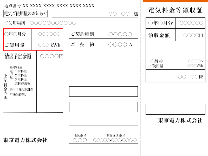 検針票